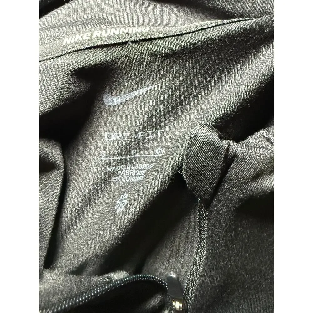 Nike Element Run Energy Dri-FIT Quarter Zip Running Top, Black, Men's Small
